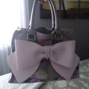 Betsey Johnson floral tote